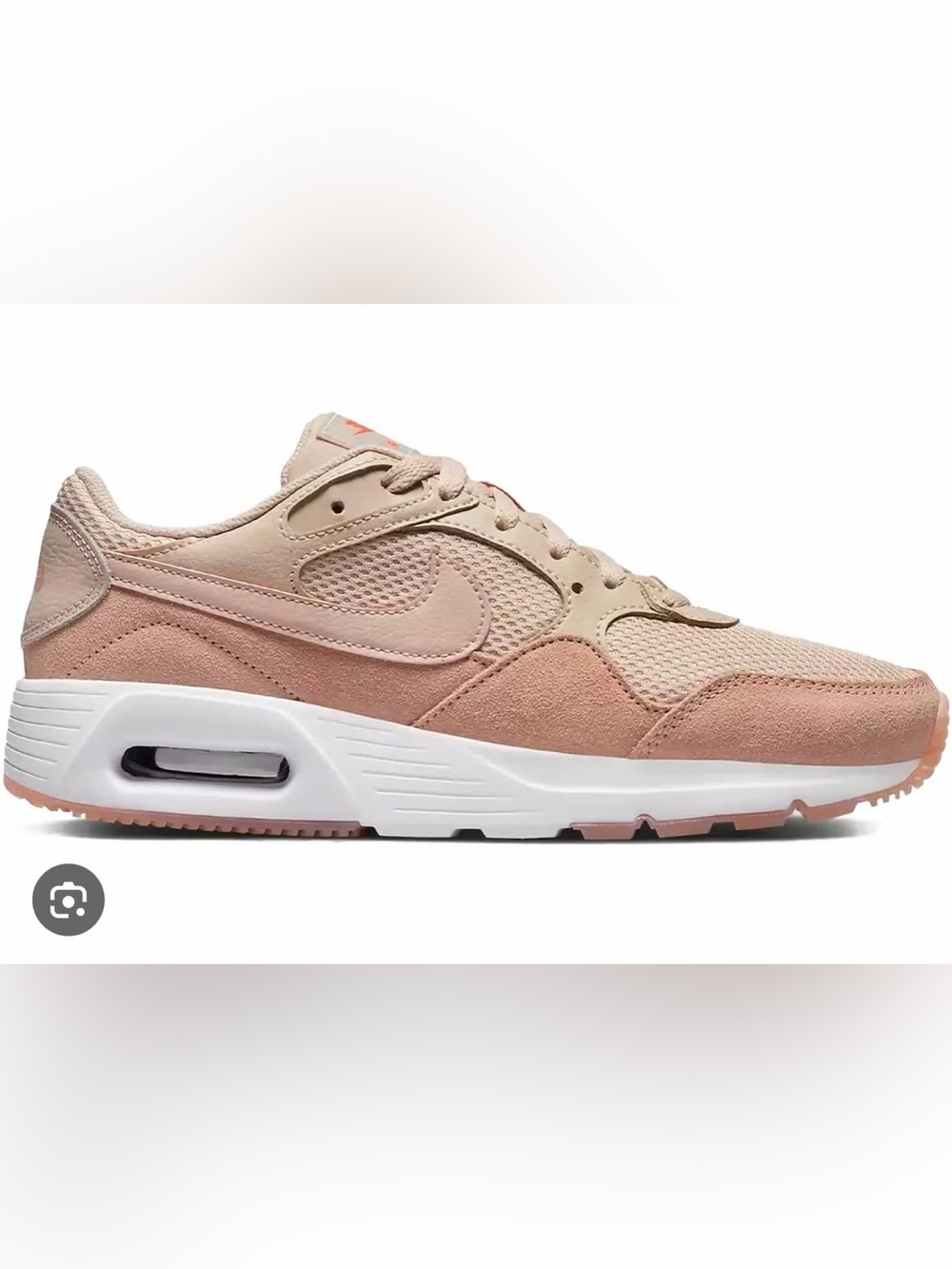 Nike Women’s Blush Pink Mesh & Suede Athletic Sneakers